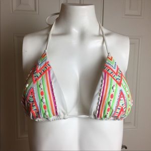Victoria’s Secret Bikini Top Large neon
